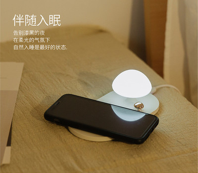 智能生活新體驗 機械戰警主題iPhone配件，蘑菇狀無線充與智能夜燈融合